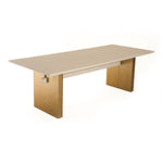 Angus - Modern Cream Ash + Gold Dining Table by VIG Furniture - View 8