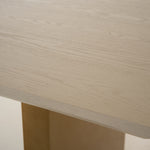 Angus - Modern Cream Ash + Gold Dining Table by VIG Furniture - View 9