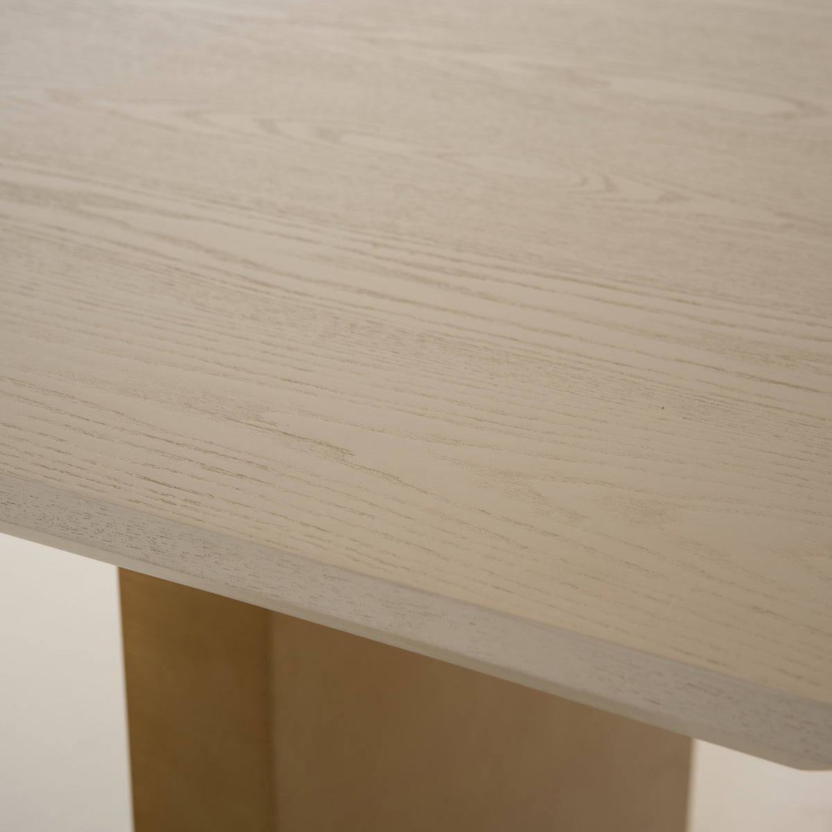 Angus - Modern Cream Ash + Gold Dining Table by VIG Furniture - View 9