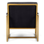 Anton - Modern Grey Velvet + Brass Accent Chair by VIG Furniture - View 5