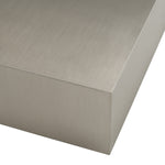 Anvil Modern Brushed Stainless Steel Rectangular Coffee Table by VIG Furniture - View 4