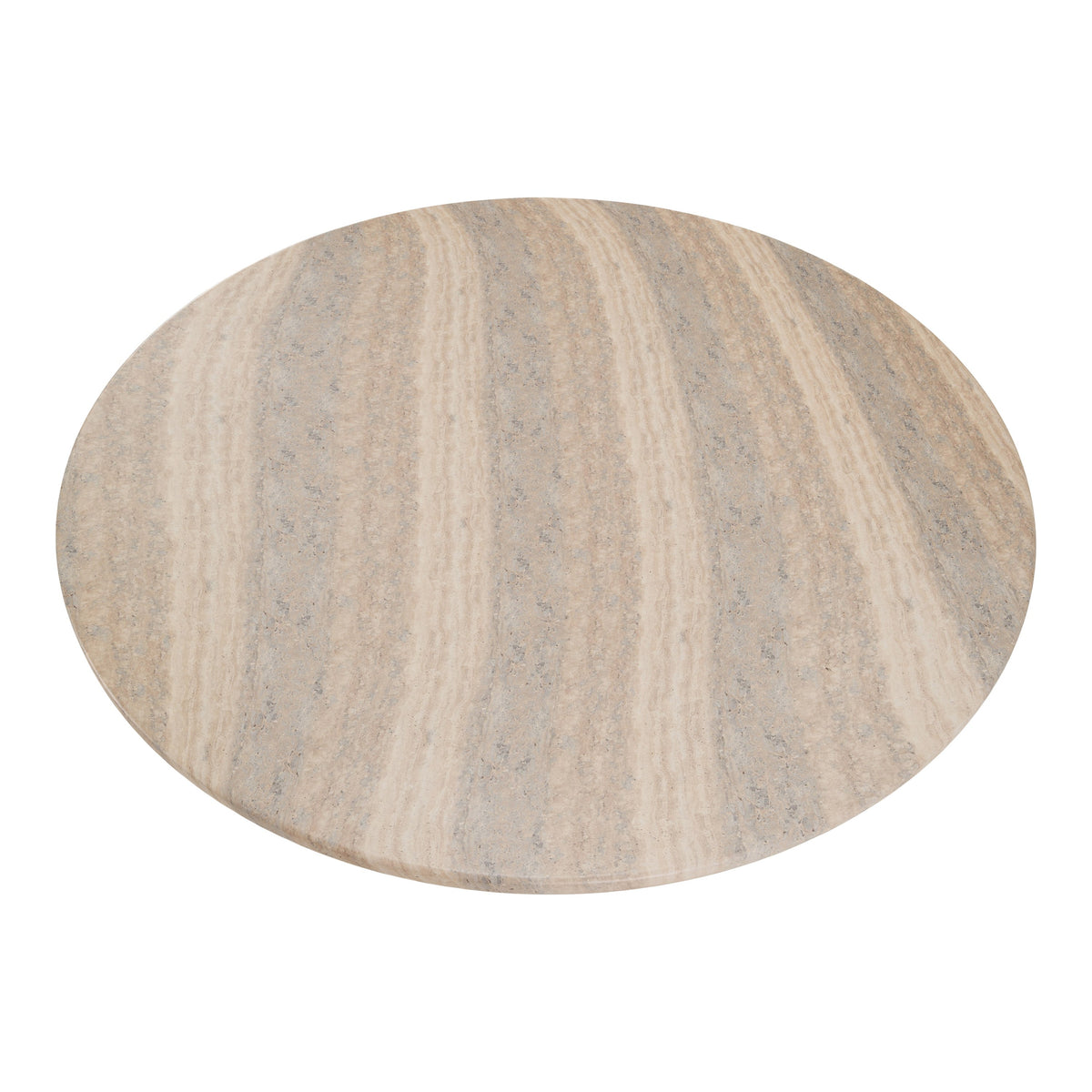Aragats - Modern Faux Travertine Concrete Round Dining Table by VIG Furniture - View 3
