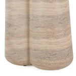 Aragats - Modern Faux Travertine Concrete Round Dining Table by VIG Furniture - View 5
