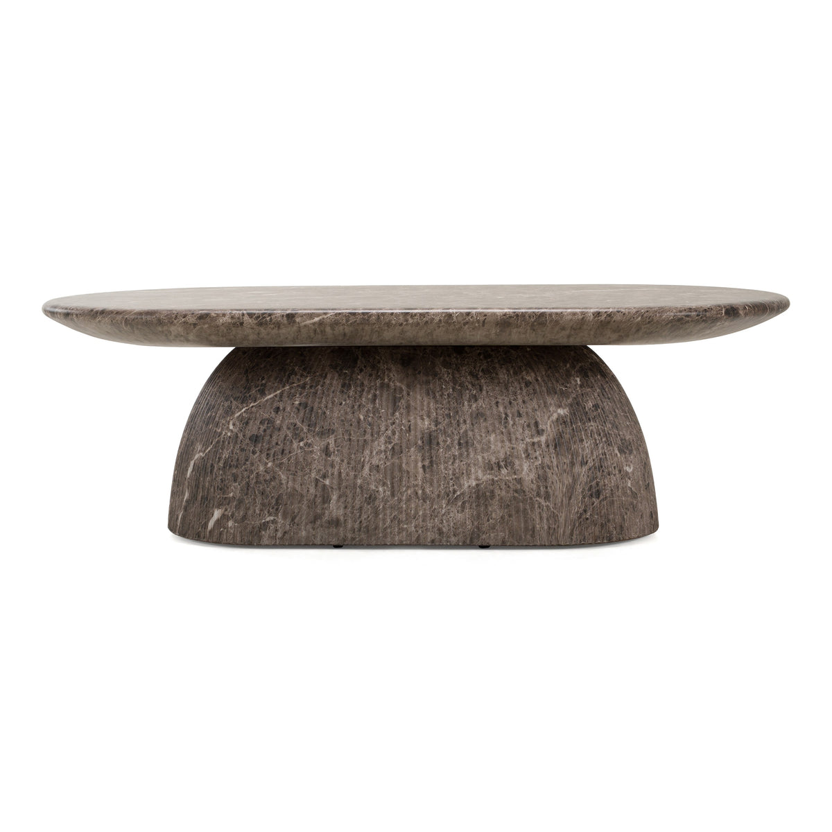 Ararat - Modern Faux Marble Concrete Coffee Table by VIG Furniture - View 1