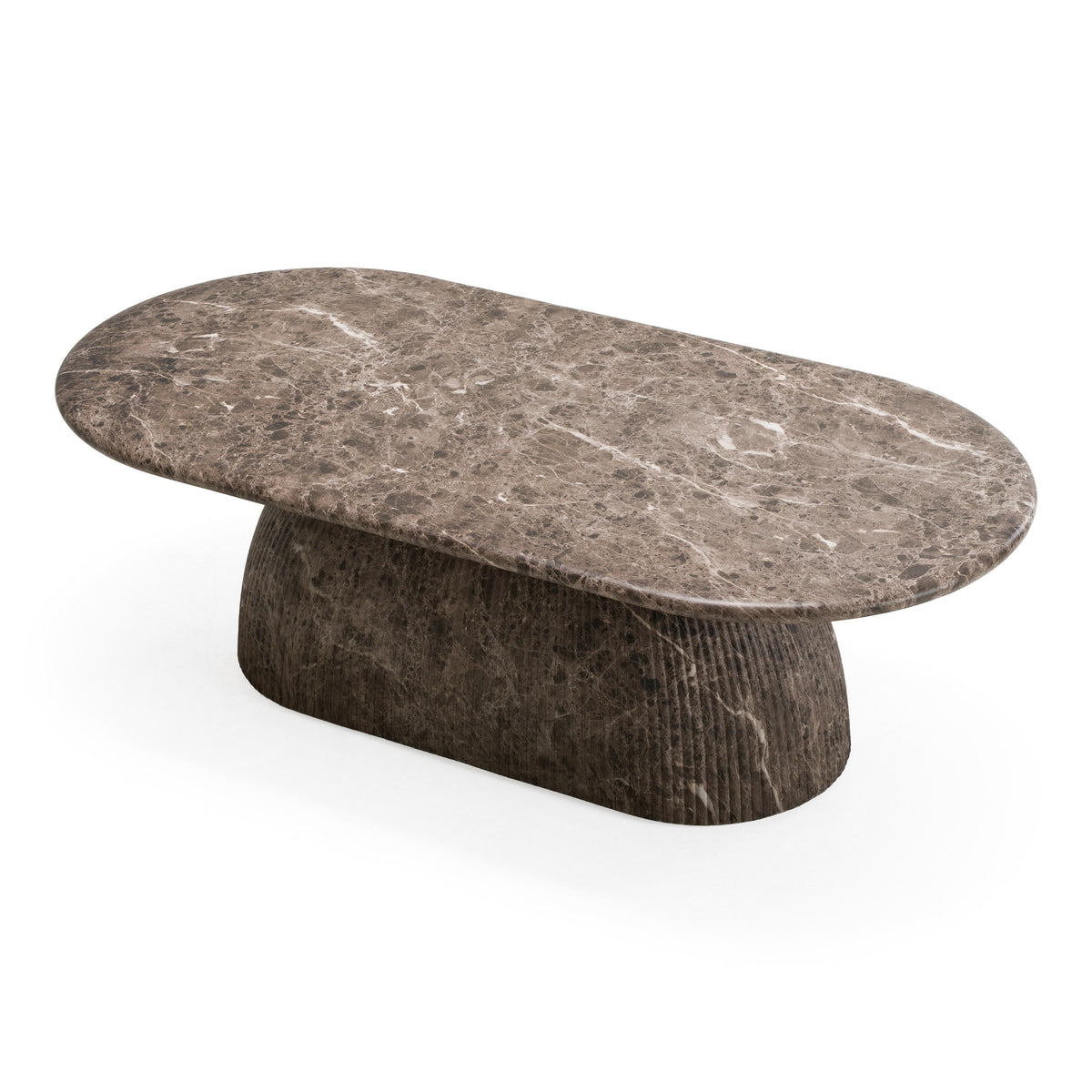 Ararat - Modern Faux Marble Concrete Coffee Table by VIG Furniture - View 4
