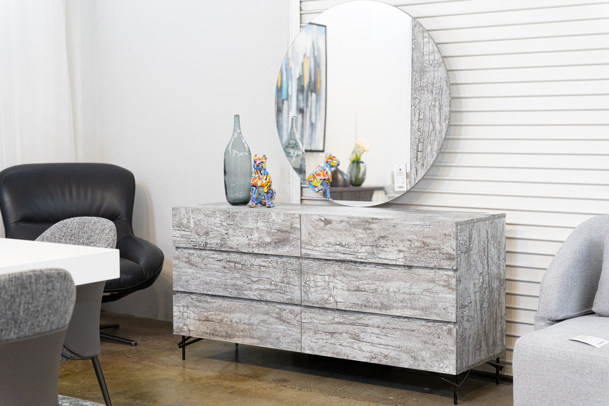 Aria - Italian Modern Multi Grey with texture Dresser by VIG Furniture - View 8