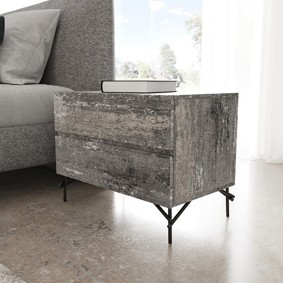 Aria - Italian Modern Multi Grey EK Bedroom Set by VIG Furniture - View 3