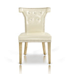Beatrice White Leather Dining Chair by VIG Furniture - View 10
