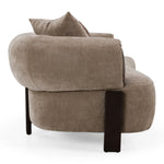 Arnaud - Modern Tan Fabric + Brown Oak Sofa by VIG Furniture - View 3