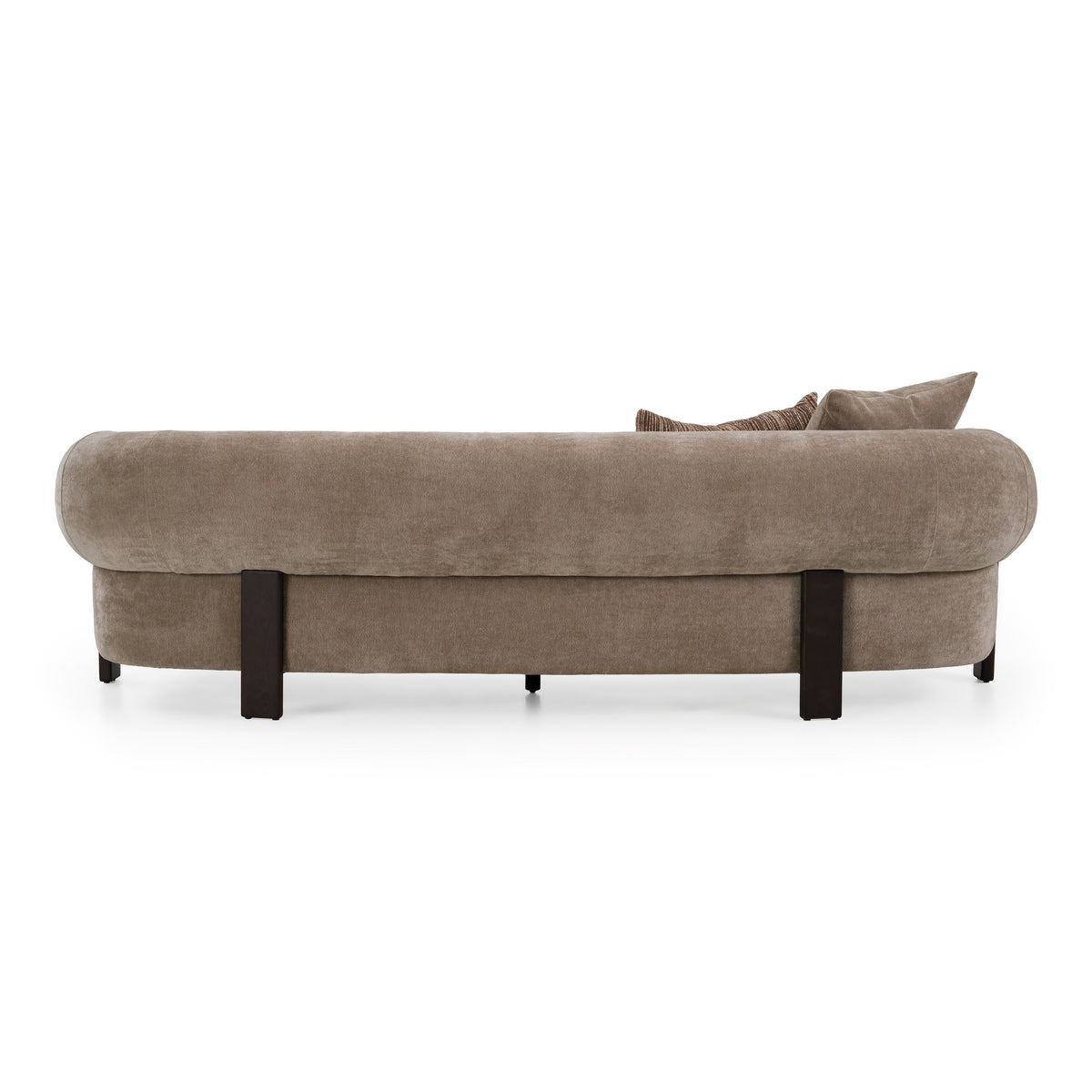 Arnaud - Modern Tan Fabric + Brown Oak Sofa by VIG Furniture - View 5
