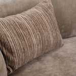 Arnaud - Modern Tan Fabric + Brown Oak Loveseat Sofa by VIG Furniture - View 7