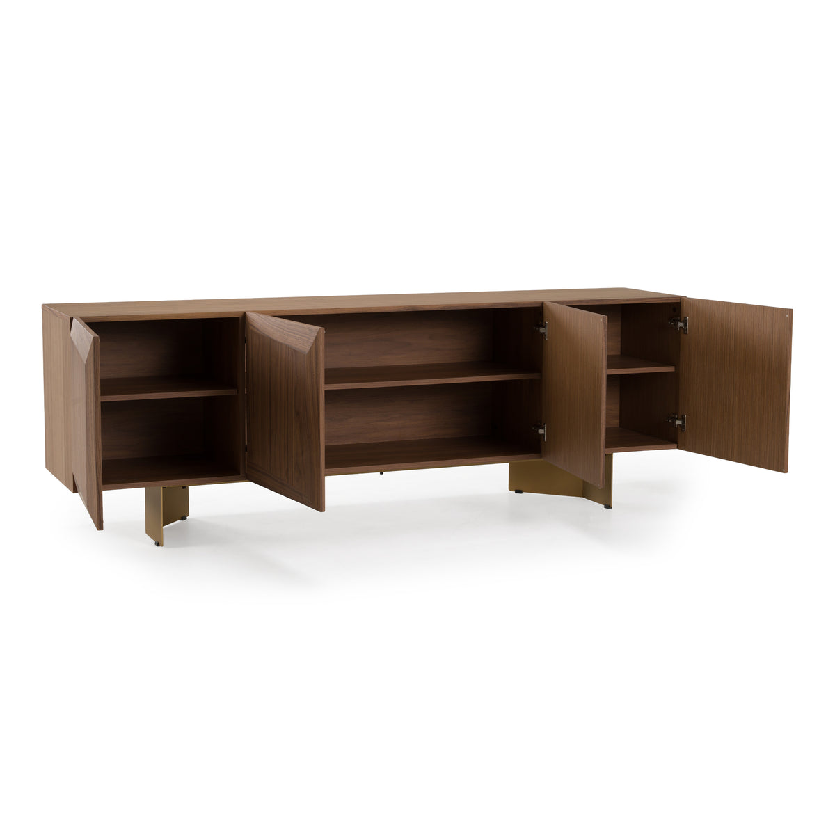 Artizan - Modern Walnut + Gold Buffet by VIG Furniture - View 5