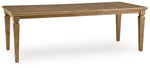 Mylarken Light Brown Rectangular Extension Dining Table | Signature Design by Ashley