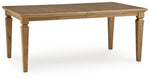 Mylarken Light Brown Rectangular Extension Dining Table | Signature Design by Ashley