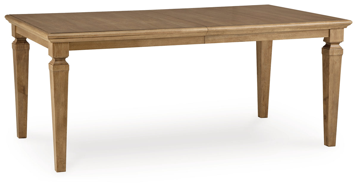 Mylarken Light Brown Rectangular Extension Dining Table | Signature Design by Ashley