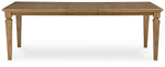 Mylarken Light Brown Rectangular Extension Dining Table | Signature Design by Ashley