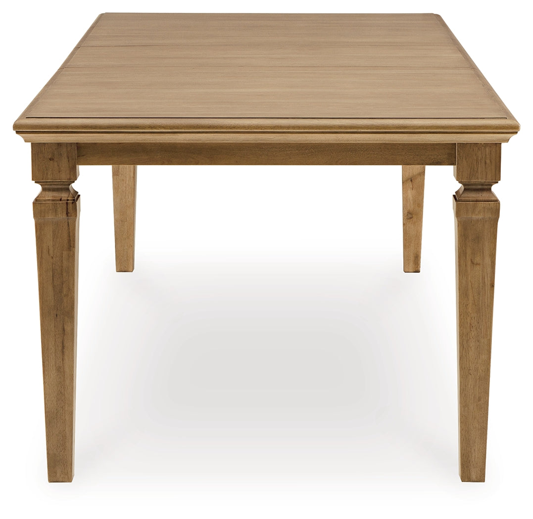 Mylarken Light Brown Rectangular Extension Dining Table | Signature Design by Ashley