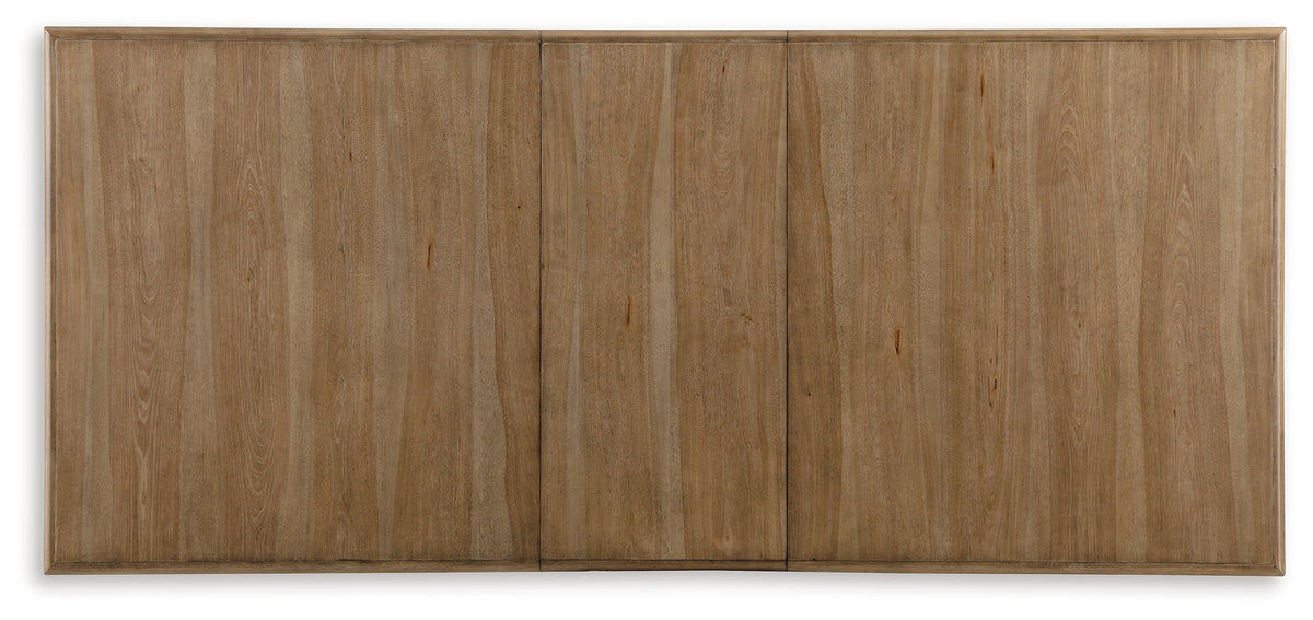 Mylarken Light Brown Rectangular Extension Dining Table | Signature Design by Ashley