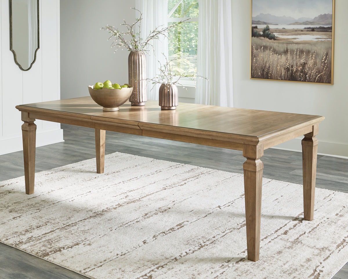 Mylarken Light Brown Rectangular Extension Dining Table | Signature Design by Ashley
