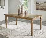 Mylarken Light Brown Rectangular Extension Dining Table | Signature Design by Ashley