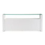 Ashley - Modern Glass + White Fiberglass Buffet by VIG Furniture - View 5