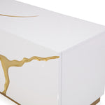 Aspen Modern White & Gold TV Stand by VIG Furniture - View 8