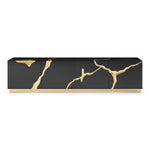 Aspen - Modern Black & Gold TV Stand by VIG Furniture - View 1