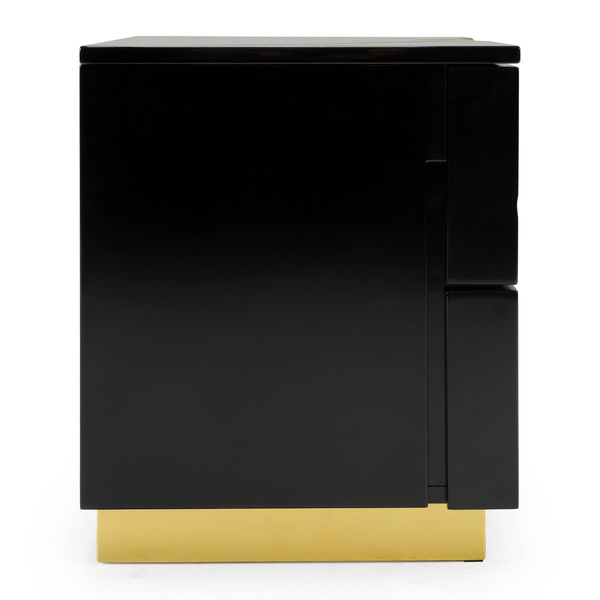 Aspen - Modern Wide Black and Gold Nightstand by VIG Furniture - View 4