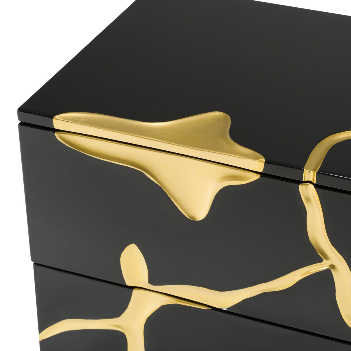 Aspen - Modern Wide Black and Gold Nightstand by VIG Furniture - View 8