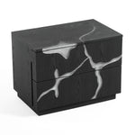 Aspen - Modern Matte Brown Ash & Silver Nightstand by VIG Furniture - View 3