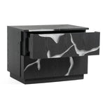 Aspen - Modern Matte Brown Ash & Silver Nightstand by VIG Furniture - View 4