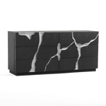 Eastern King Penelope + Aspen - Modern Beige Velvet + Brown Ash Bedroom Set