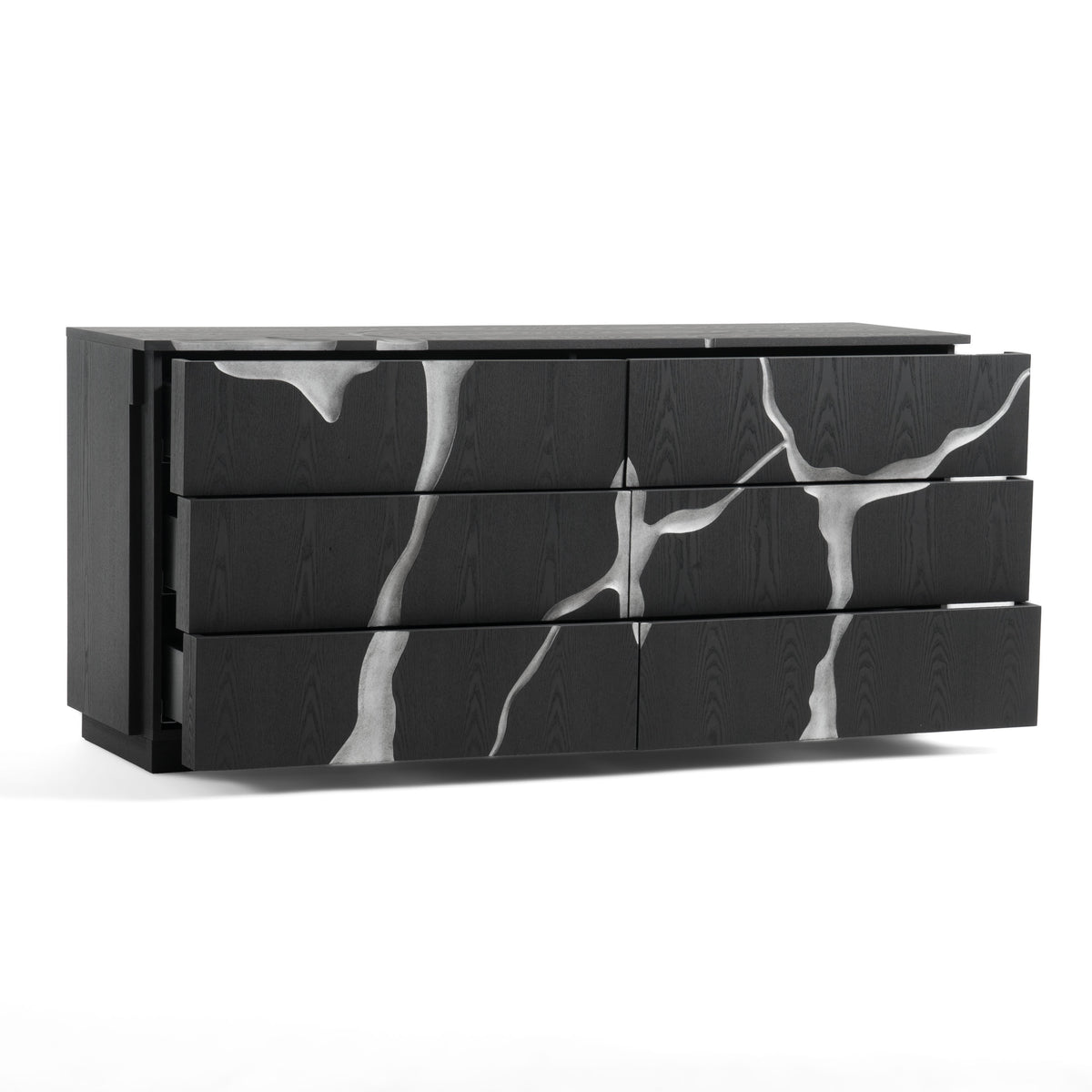 Aspen - Modern Matte Brown Ash & Silver Dresser by VIG Furniture - View 5