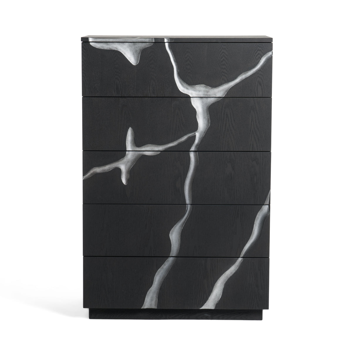 Aspen - Modern Matte Brown Ash & Silver Chest by VIG Furniture - View 1