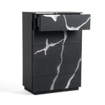 Aspen - Modern Matte Brown Ash & Silver Chest by VIG Furniture - View 4