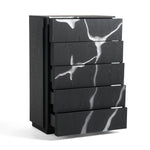 Aspen - Modern Matte Brown Ash & Silver Chest by VIG Furniture - View 5