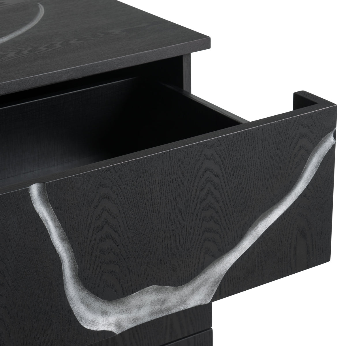 Aspen - Modern Matte Brown Ash & Silver Chest by VIG Furniture - View 9