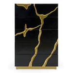Aspen - Modern Black & Gold Wide Chest by VIG Furniture - View 1