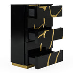 Aspen - Modern Black & Gold Wide Chest by VIG Furniture - View 5