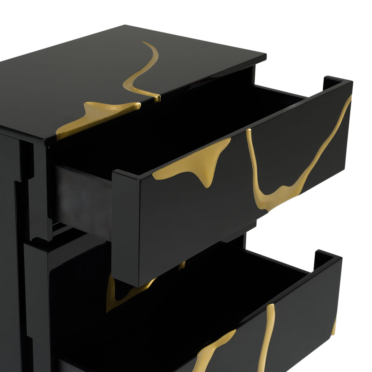 Aspen - Modern Black & Gold Wide Chest by VIG Furniture - View 6
