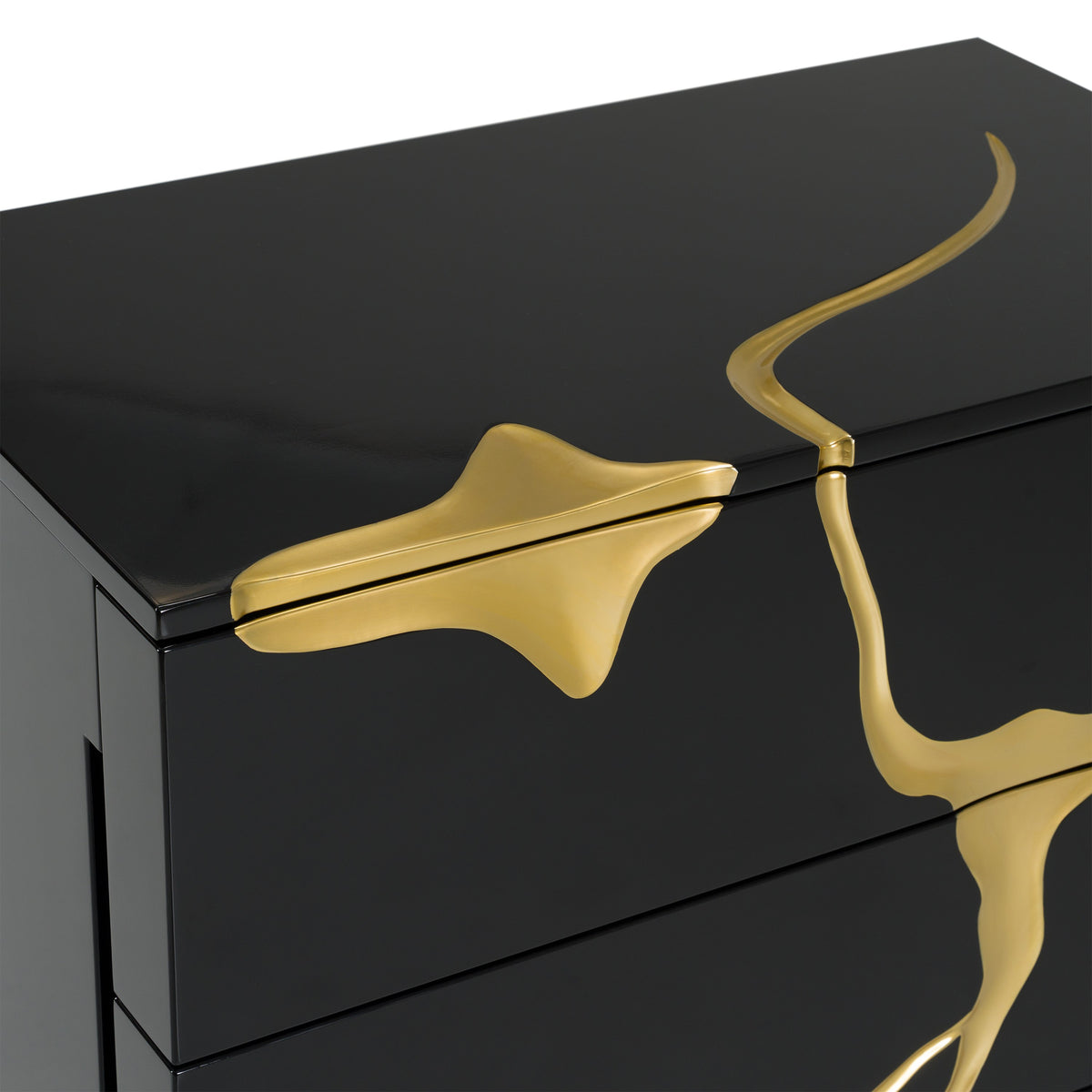 Aspen - Modern Black & Gold Wide Chest by VIG Furniture - View 7