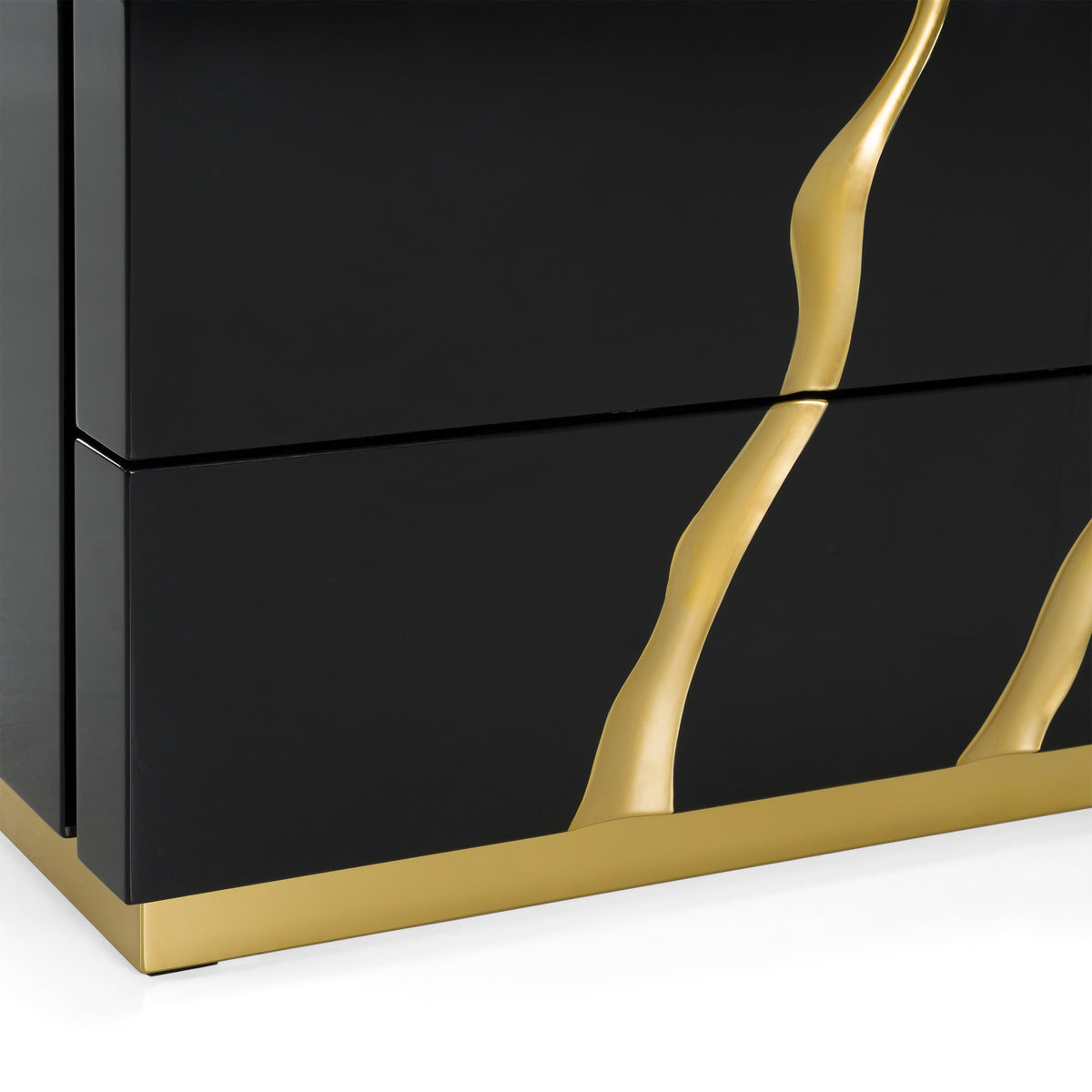 Aspen - Modern Black & Gold Wide Chest by VIG Furniture - View 8