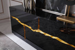Aspen - Modern High Gloss Black & Gold Buffet by VIG Furniture - View 6