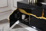 Aspen - Modern High Gloss Black & Gold Buffet by VIG Furniture - View 9
