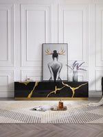 Aspen - Modern Black & Gold TV Stand by VIG Furniture - View 3