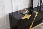 Aspen - Modern Black & Gold TV Stand by VIG Furniture - View 8