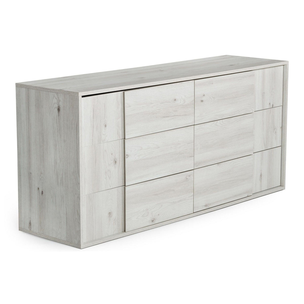 Eastern King Asus - Modern Italian White Bedroom Set