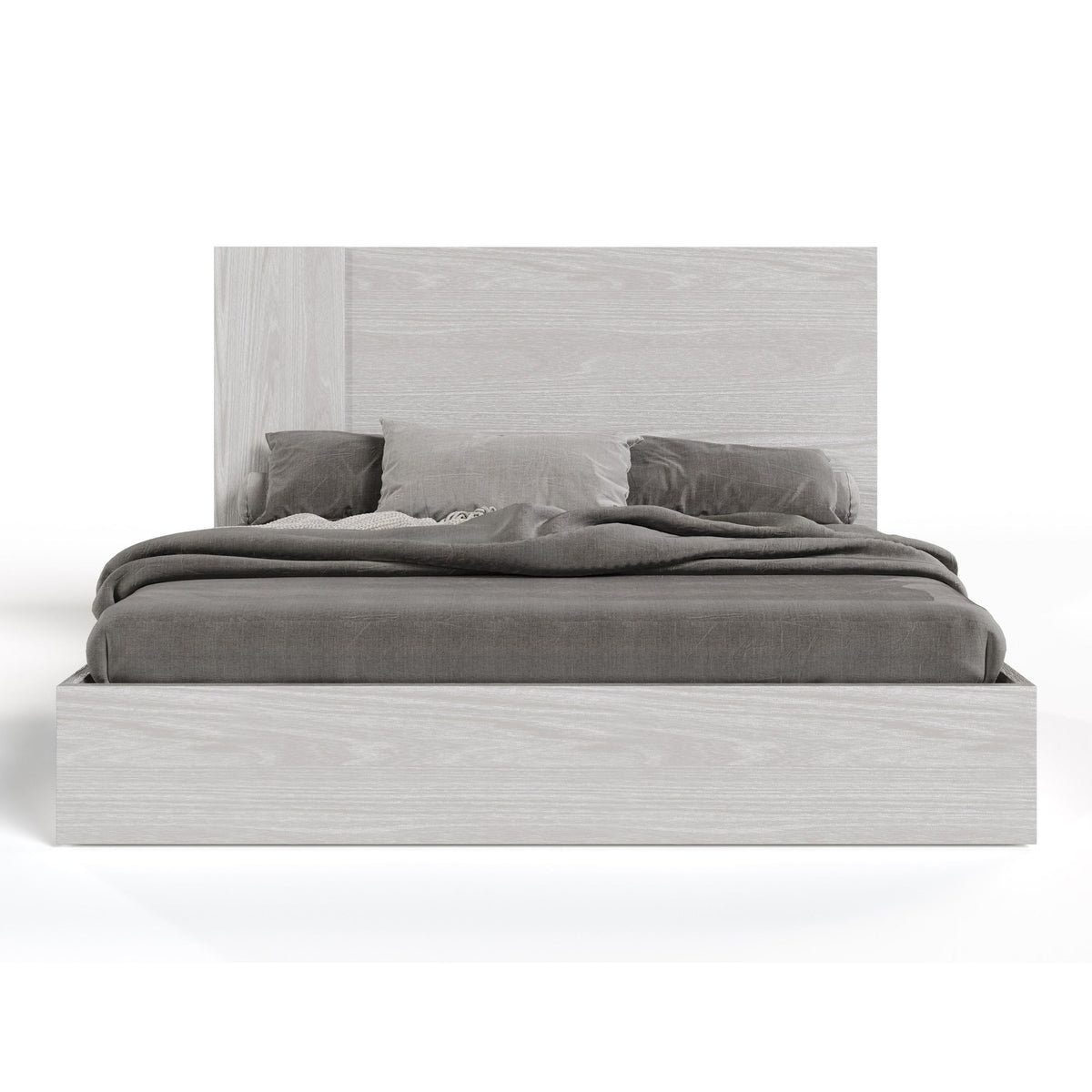 Eastern King Asus - Modern Italian White Bedroom Set