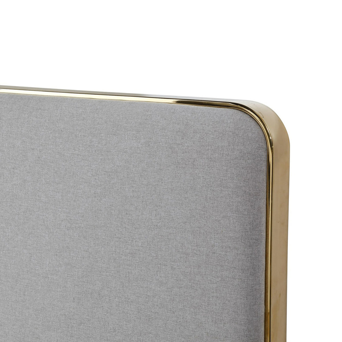 Athena - Modern Light Grey Linen + Gold Bed by VIG Furniture - View 9