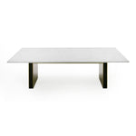 Auer - White Marble & Gold Dining Table by VIG Furniture - View 1